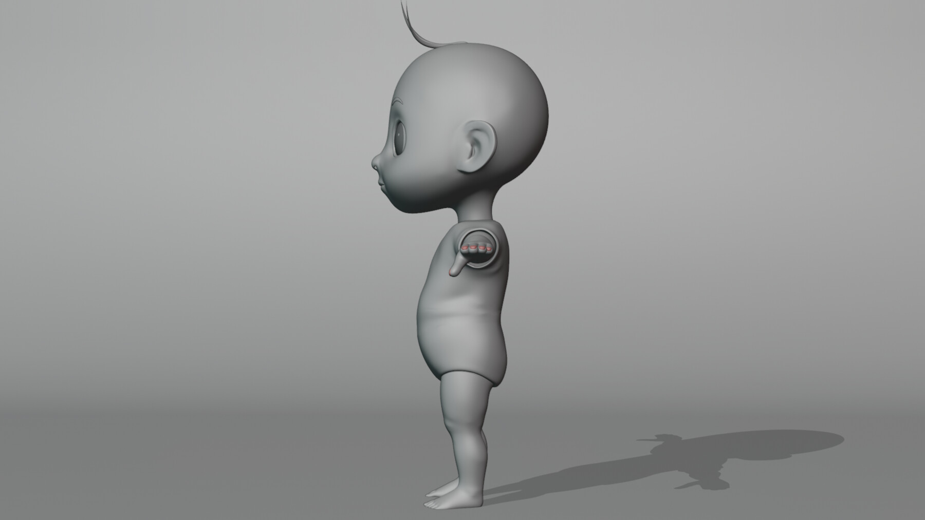 ArtStation - Cartoon Baby - FULLY RIGGED | Game Assets