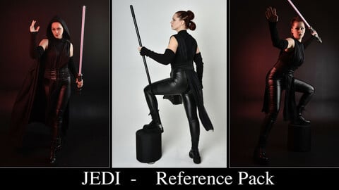 x220 Star Wars Jedi   -  Pose Reference Pack