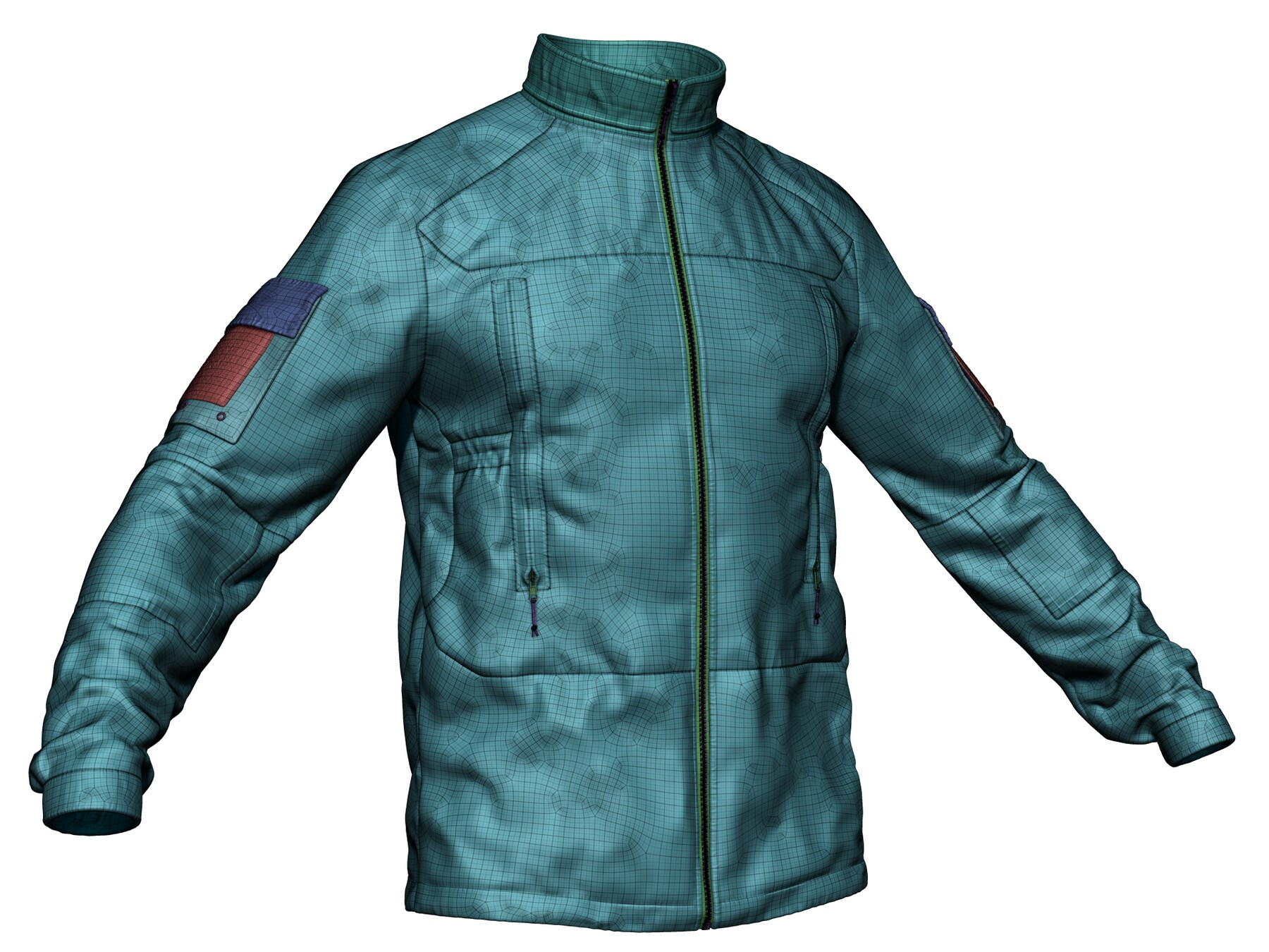 ArtStation - PCU Level 5 Softshell Jacket High Poly 3D model