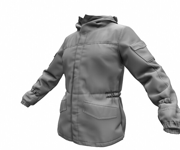 ArtStation - Russian Military Jacket Gorka High Poly (ZTL
