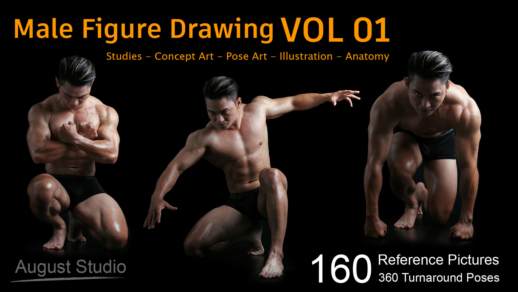 ArtStation - Male Figure Drawing - Vol 01 - Reference Pictures | Resources