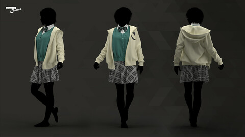 All of Us Are Dead Sweater - 86 Marvelous Designer and Clo3D