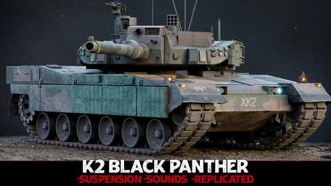 K2 Black Panther - Advanced Tank Blueprint [UE4]