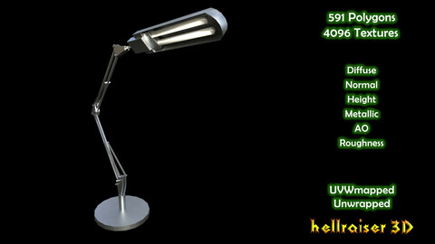 Office Lamp - PBR - Textured