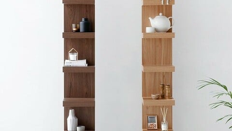 KOLONN wall shelf 30x190