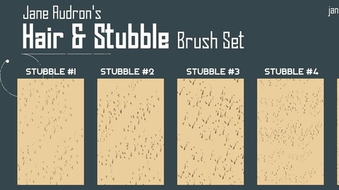 Hair & Stubble Brush Set