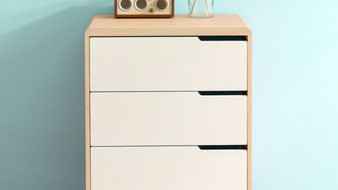 Hannover 600 3-tier chest of drawers