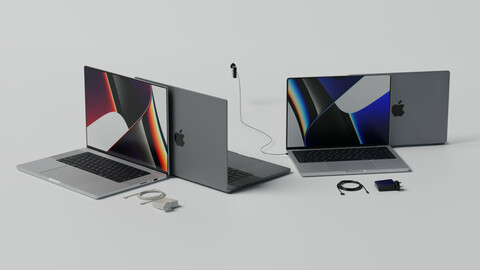 MacBook Pro 2022 with Power Adapter and Cable