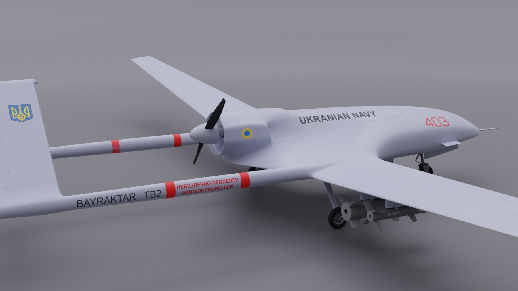 ArtStation - Bayraktar TB2 UCAV Drone | Game Assets