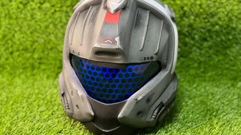 printable scifi halo CQB Helmet 3D print model (STL)