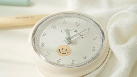 Smile bathroom waterproof watch