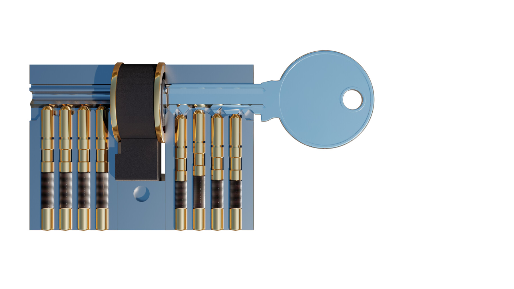 ArtStation CrossSection of Door Lock Resources