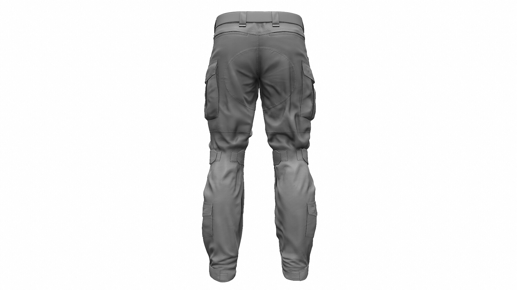 ArtStation Military Cargo Pants High Poly 3d model (ZTL/OBJ) Game