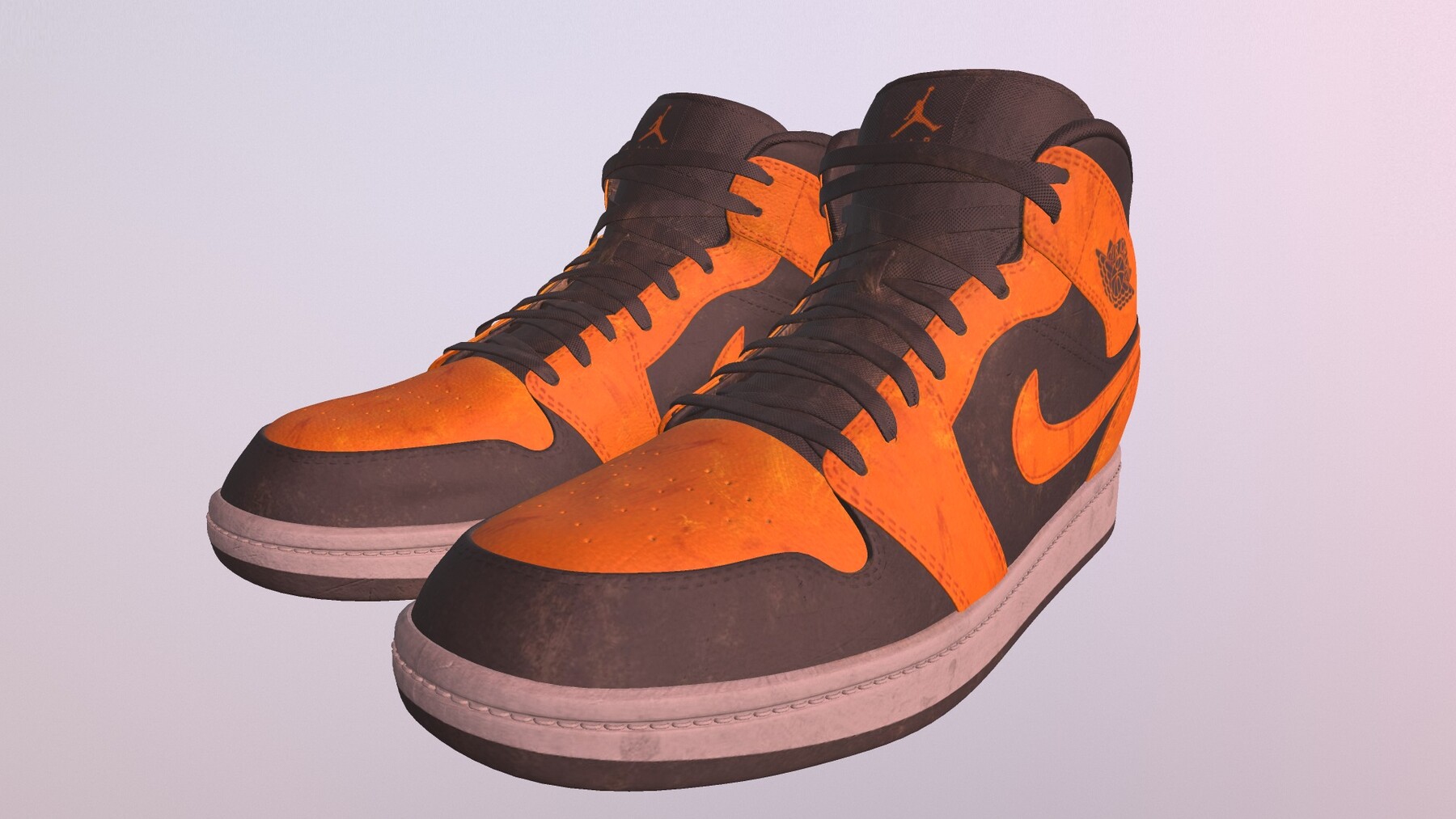 ArtStation - NIKE AIR FORCE 1 SHOES low-poly PBR