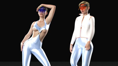 Hypno Girl 2 Outfit for Genesis 8 and 8.1 (DAZ Studio)