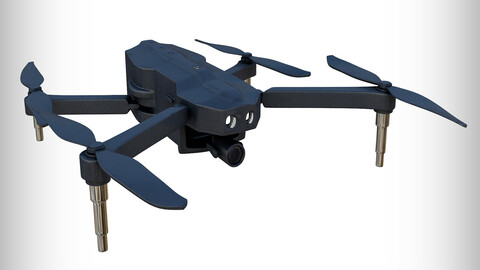 black drone 3D model