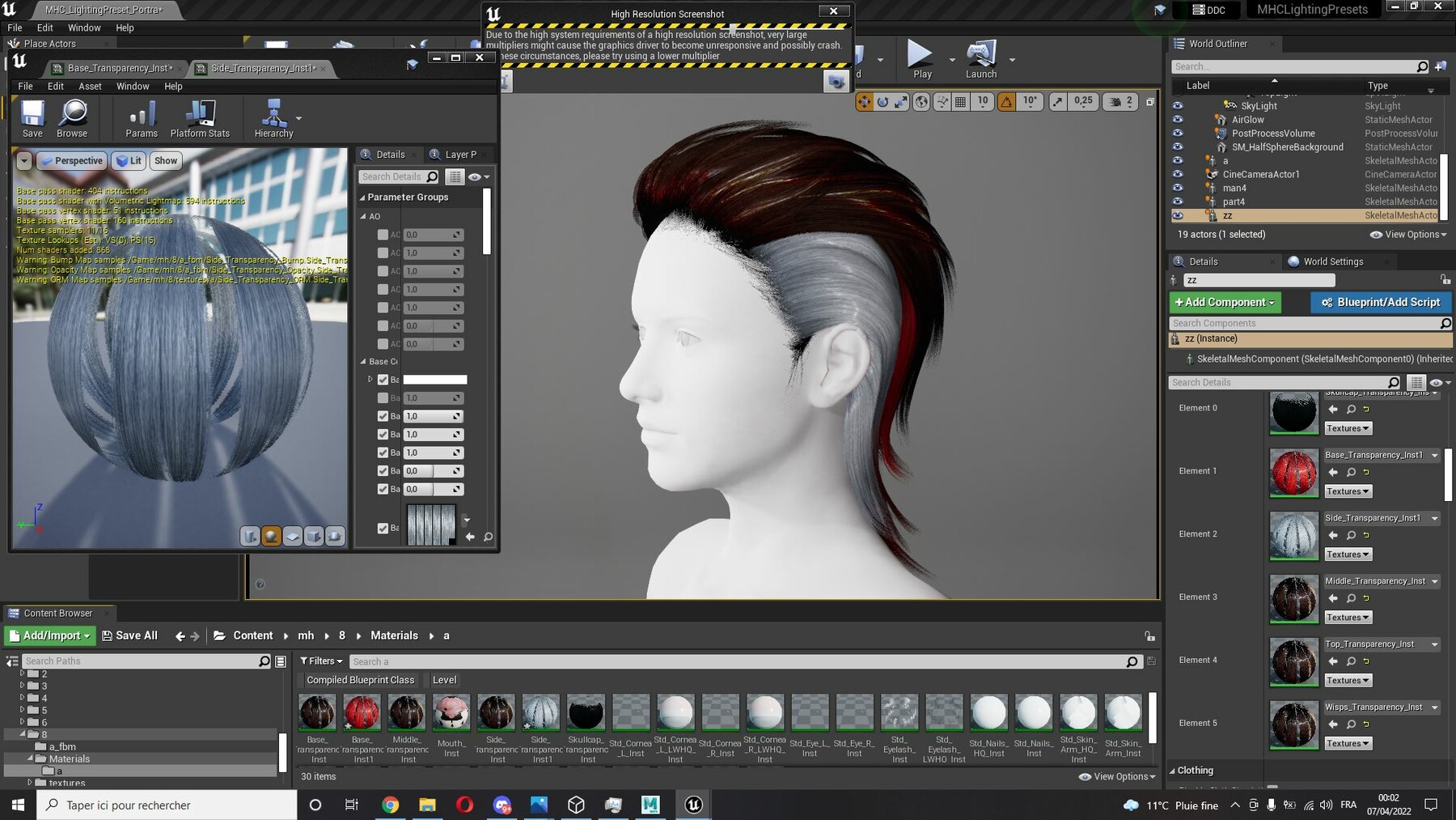 ArtStation - Real-time Realistic Hair | Game Assets