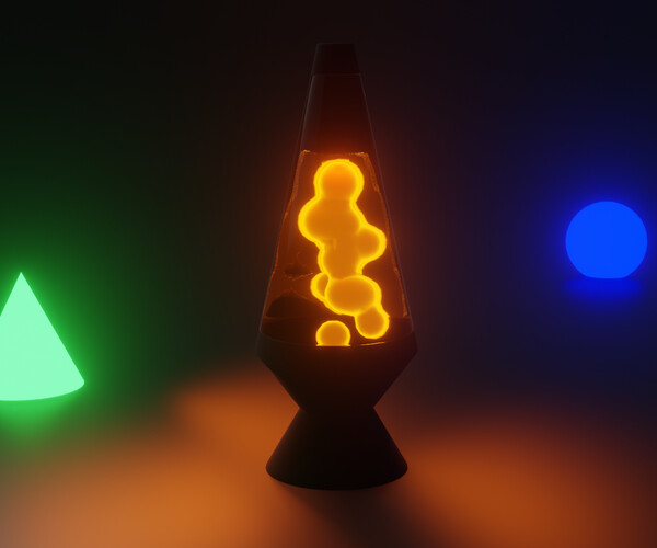 ArtStation - Lava Lamp Animation in Blender | Resources