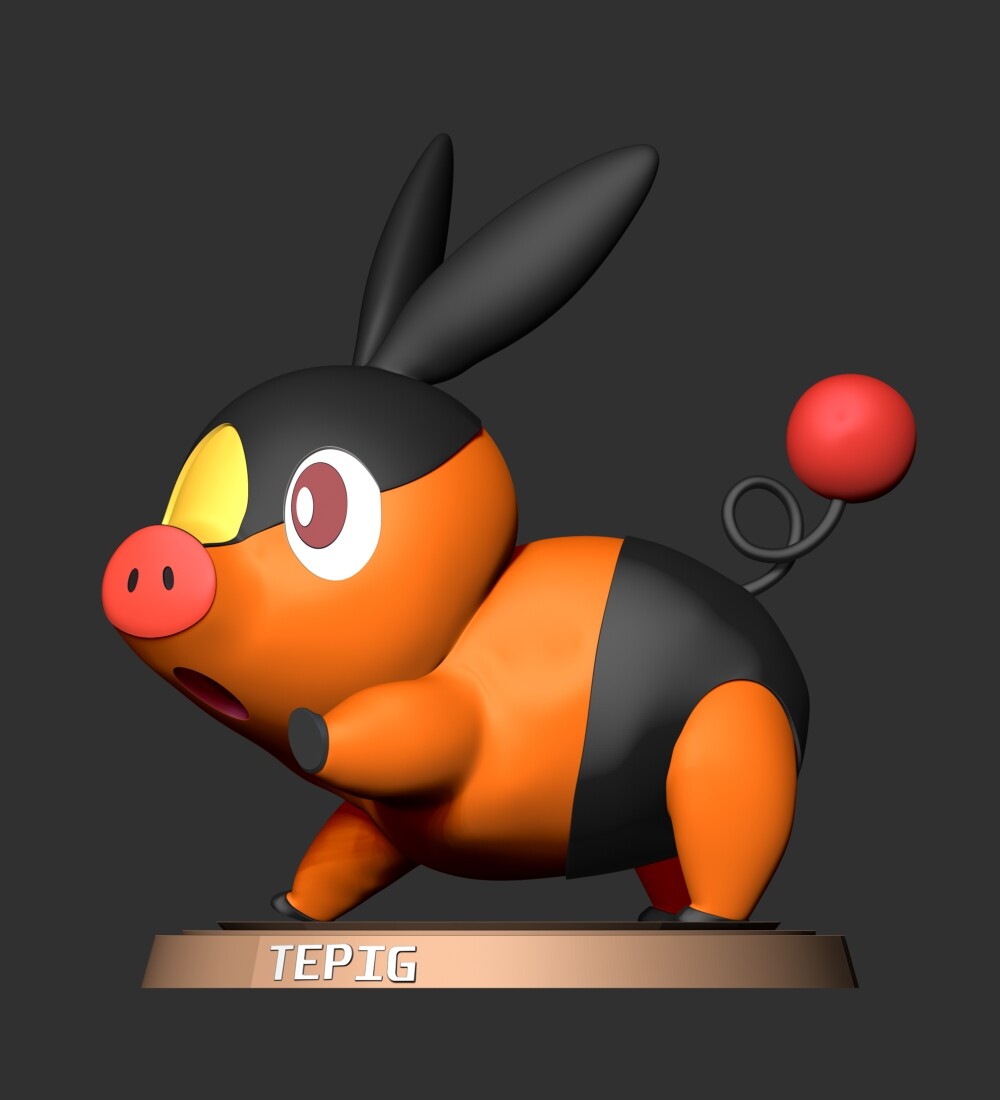 ArtStation - Tepig - Pokemon Go | Resources