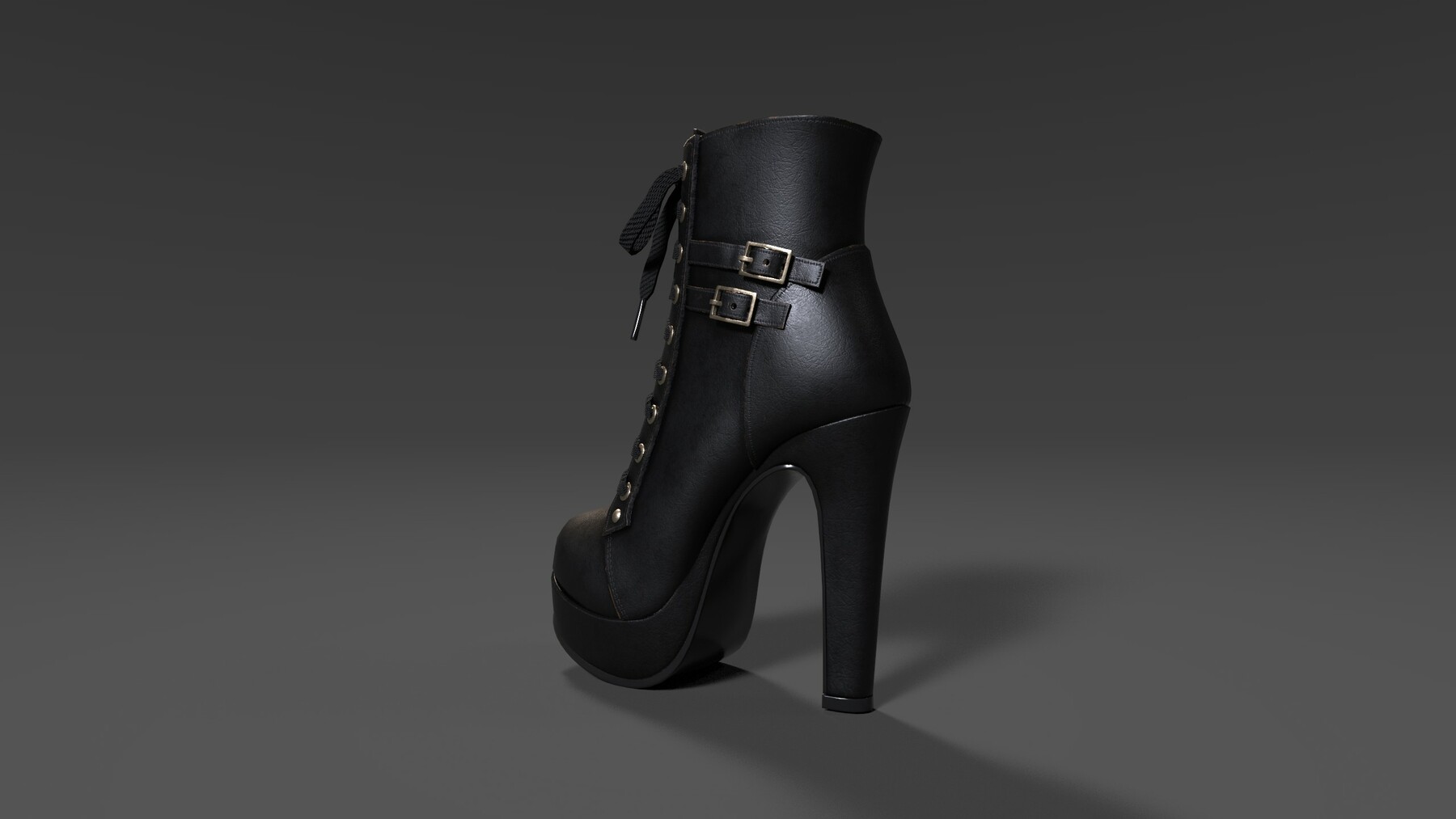 ArtStation - High Heels Ankle Boots | Game Assets