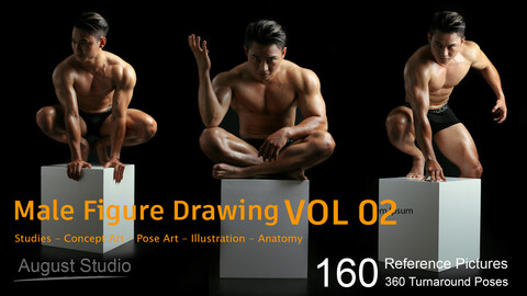 Male Figure Drawing - Vol 02 - Reference Pictures