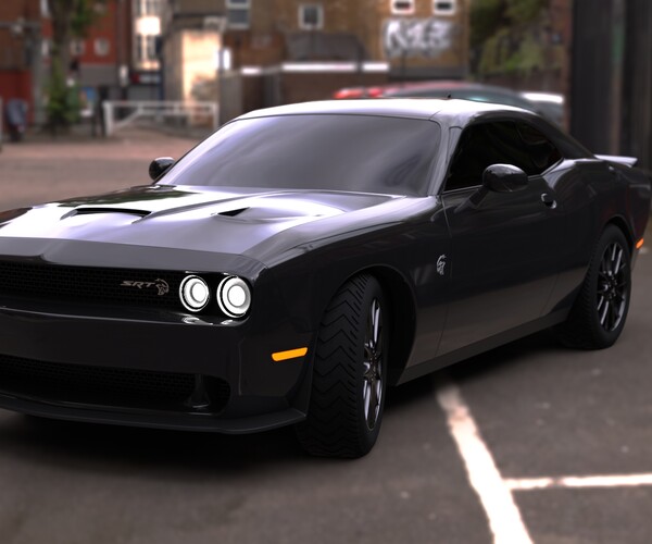 ArtStation - Dodge Challenger SRT Hellcat 2015 | Game Assets