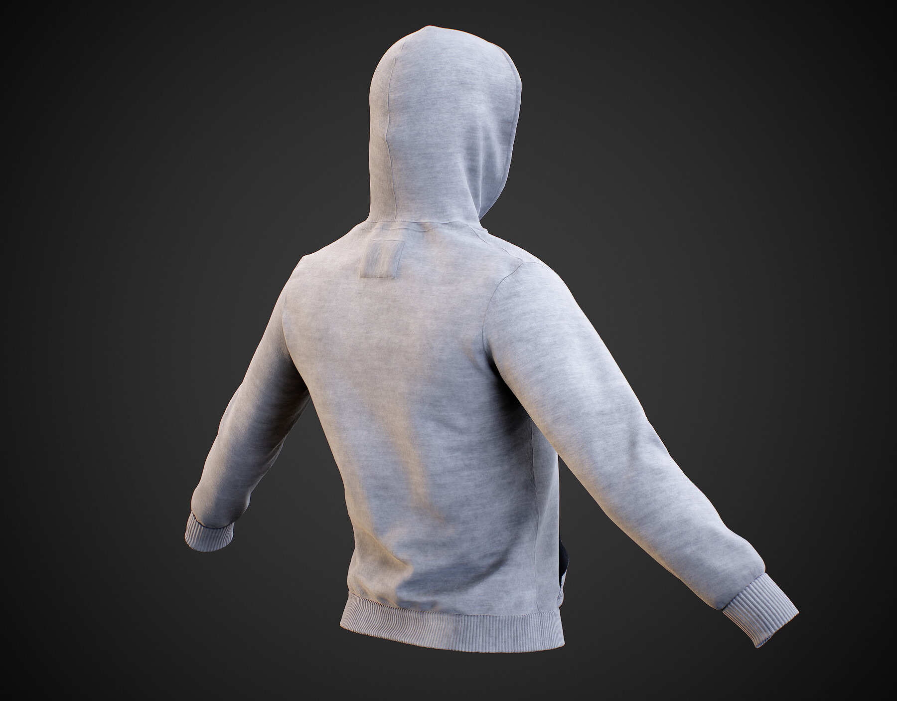 ArtStation - Hoodie Marvelous Designer ZPRJ + High-Quality PBR Textures ...