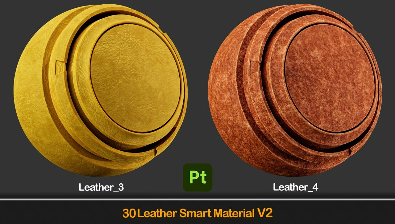 Natural Leather on Substance 3D Community Assets