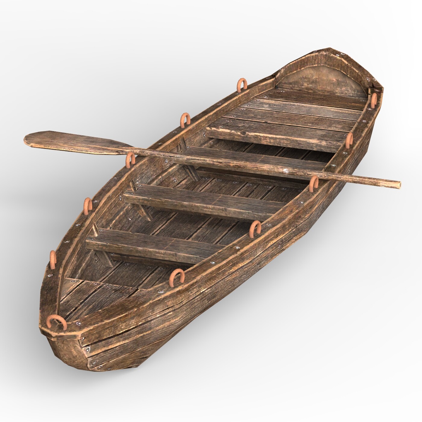 ArtStation Wooden Boat Resources