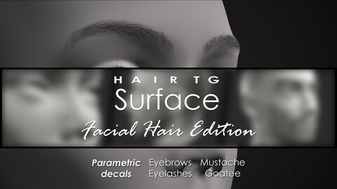 HairTG - Surface, Facial Hair Edition