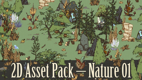 2D Asset Pack – Nature 01