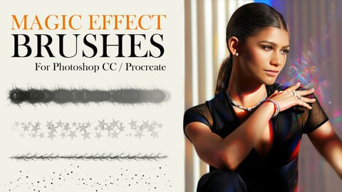 Magic Effect Brushes for Photoshop and Procreate