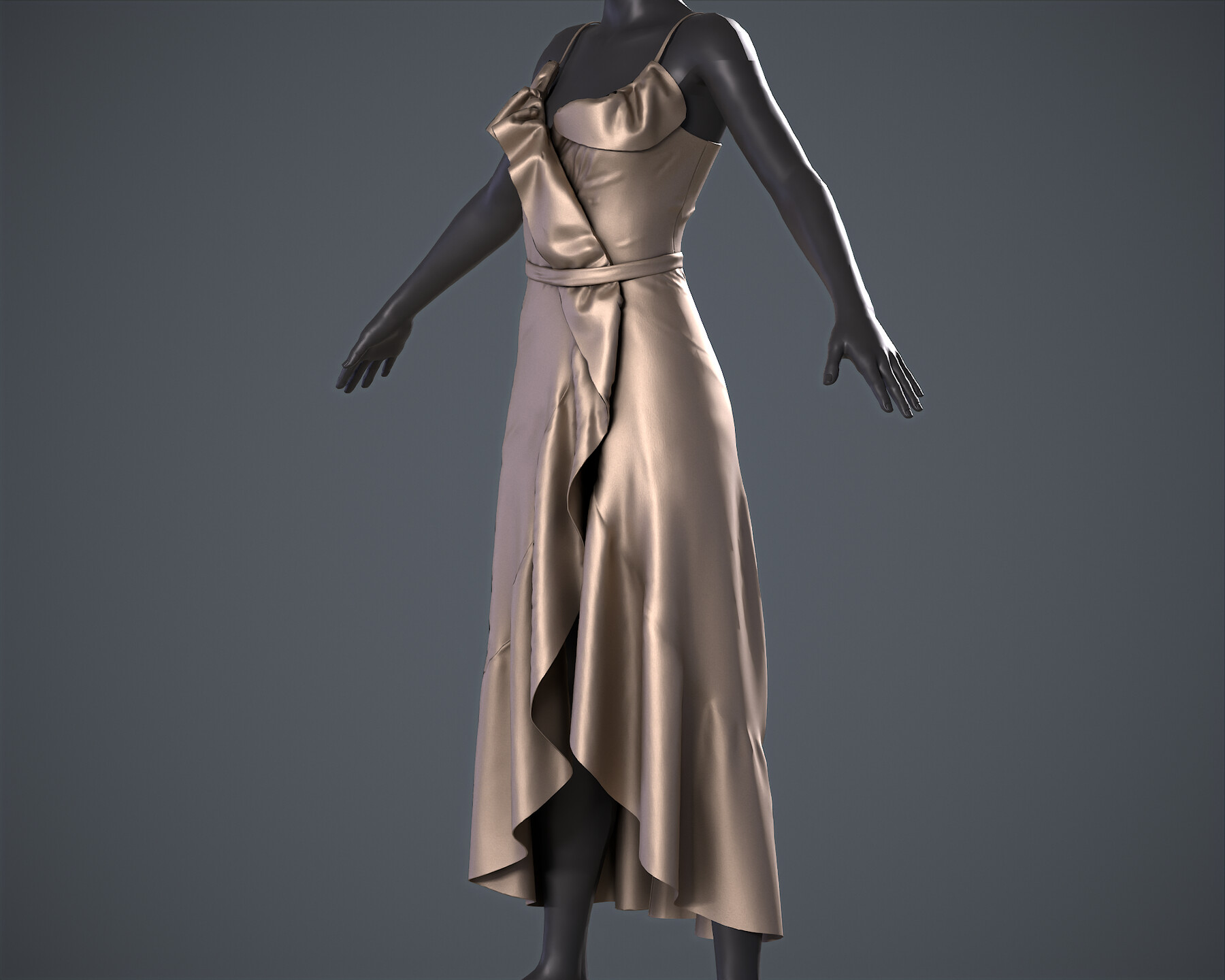 ArtStation Party Dress for games Game Assets