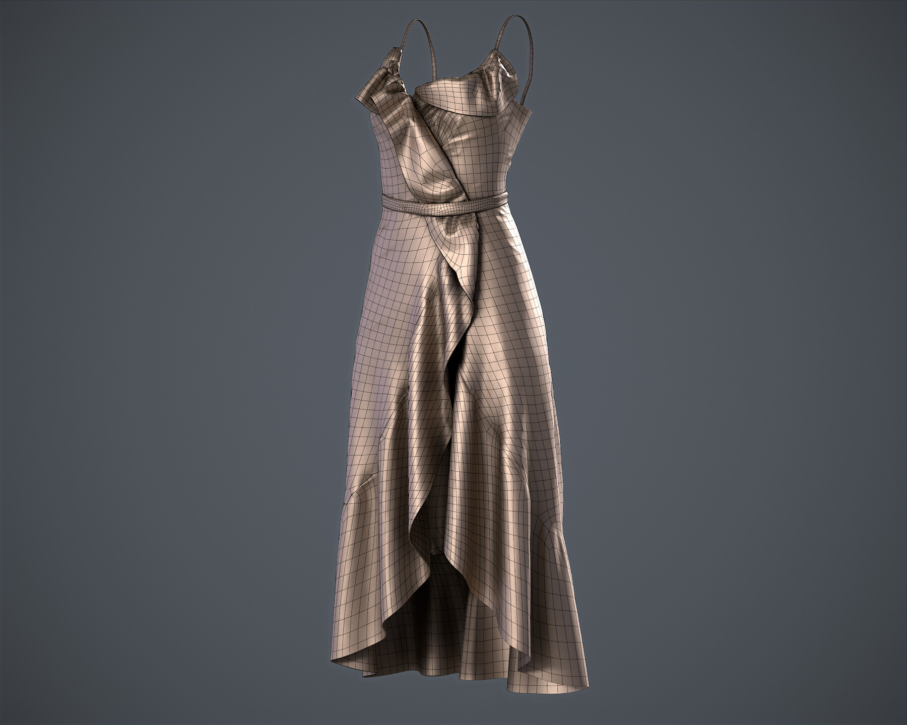ArtStation Party Dress for games Game Assets