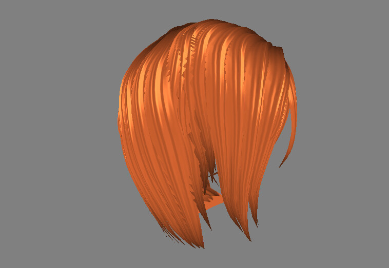 ArtStation - Female Colorable Hair With Accessorie