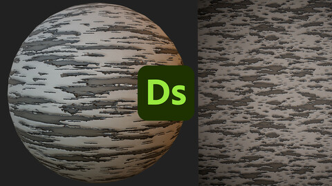 Stylized Birch Bark - Substance 3D Designer