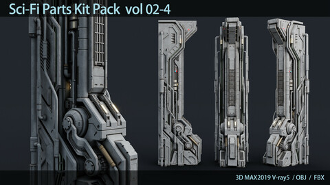 Sci-Fi Parts Kit Pack vol 02-4