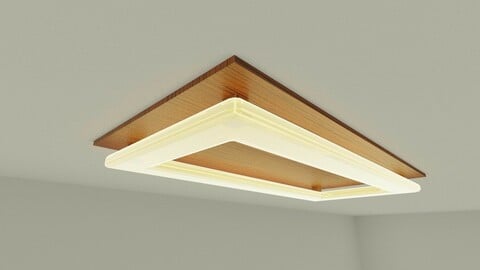 Wooden Ceiling Lamp