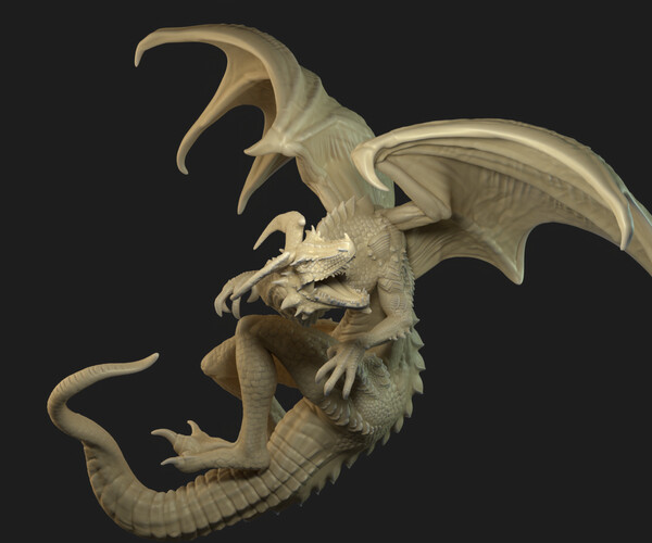 3D Printable Glaurung the Deceiver by 3DprintingRealms