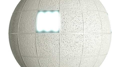 OfficeCeiling PBR Texture PNG And JPG 2K Size