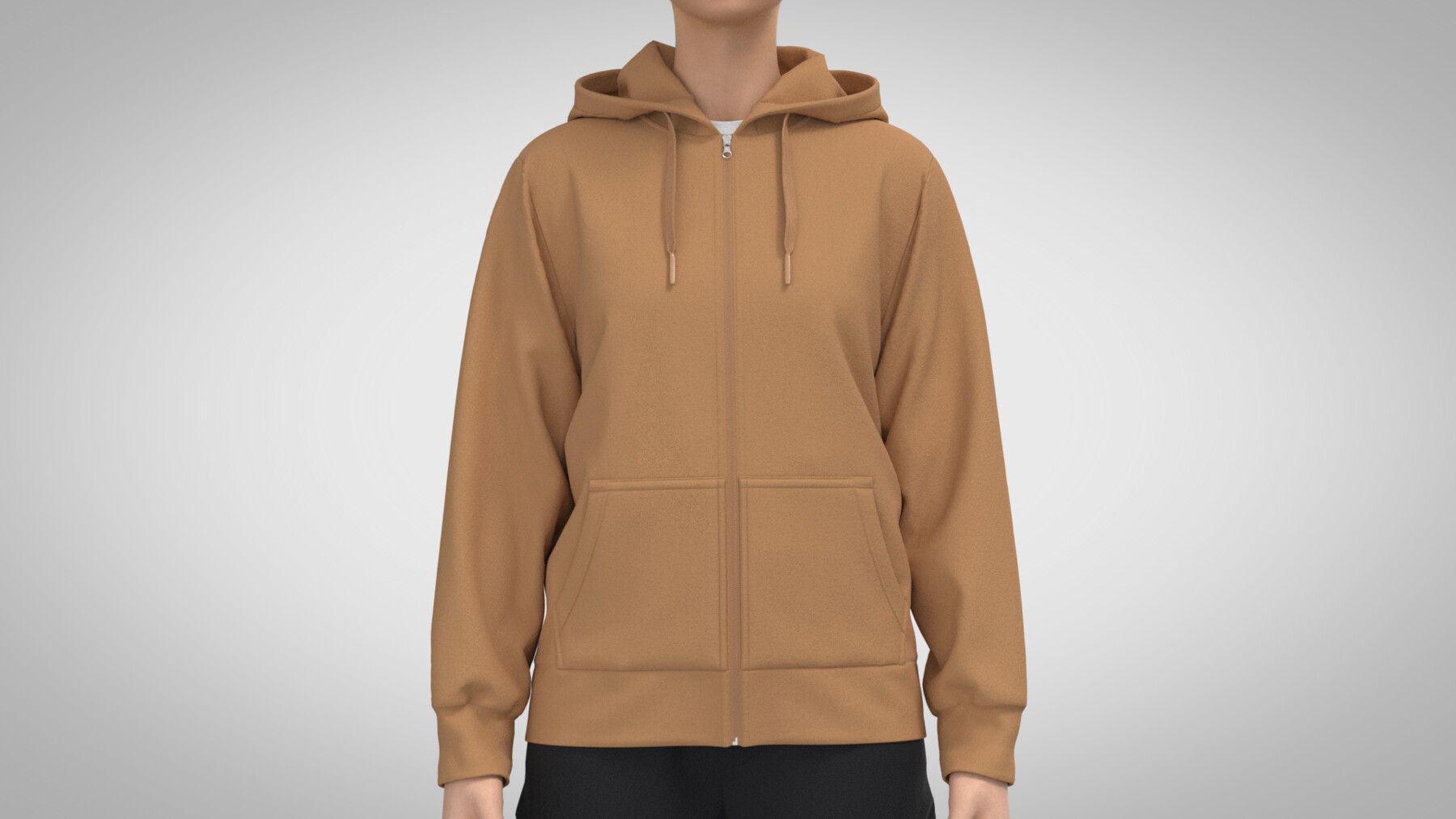 ArtStation - Zip-up Hoodie, Marvelous Designer, Clo3D | Resources