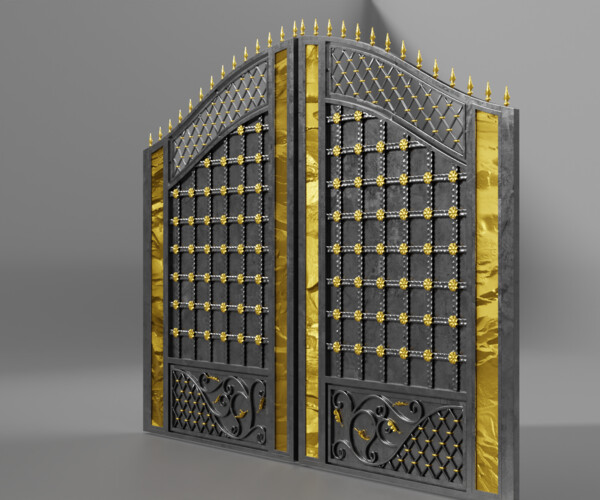 ArtStation - Steel Forged Gate | Game Assets