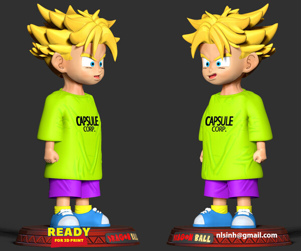 ArtStation Kid Trunks Dragon Ball Resources