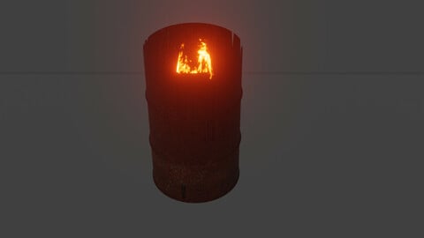 Burning barrel)