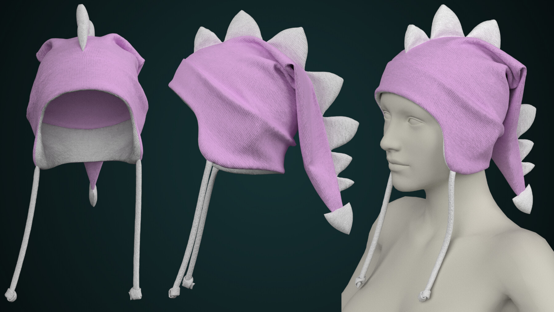 ArtStation - Marvelous Designer Beanie Hat