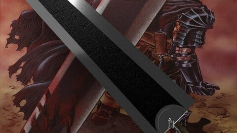 Gutss Dragon Slayer Sword from Berserk 3D print model