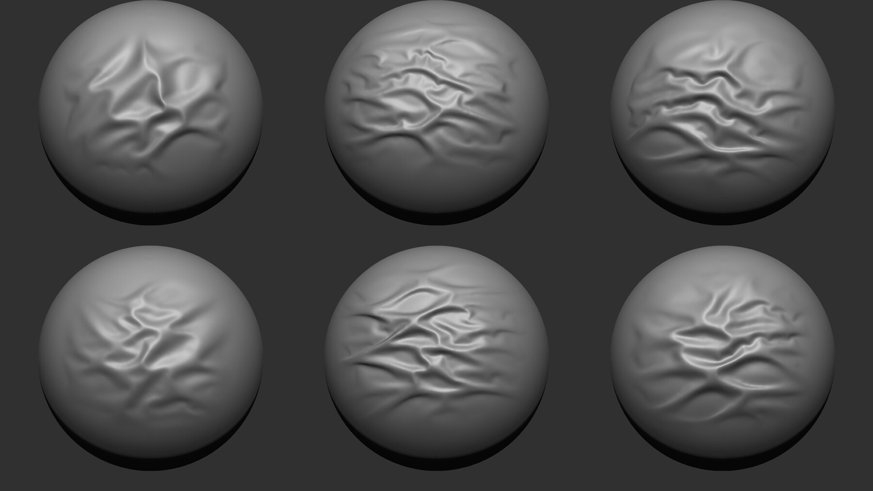 ArtStation - 50 Fabric Brushes - Tension & Compression Folds Vol.05 ...