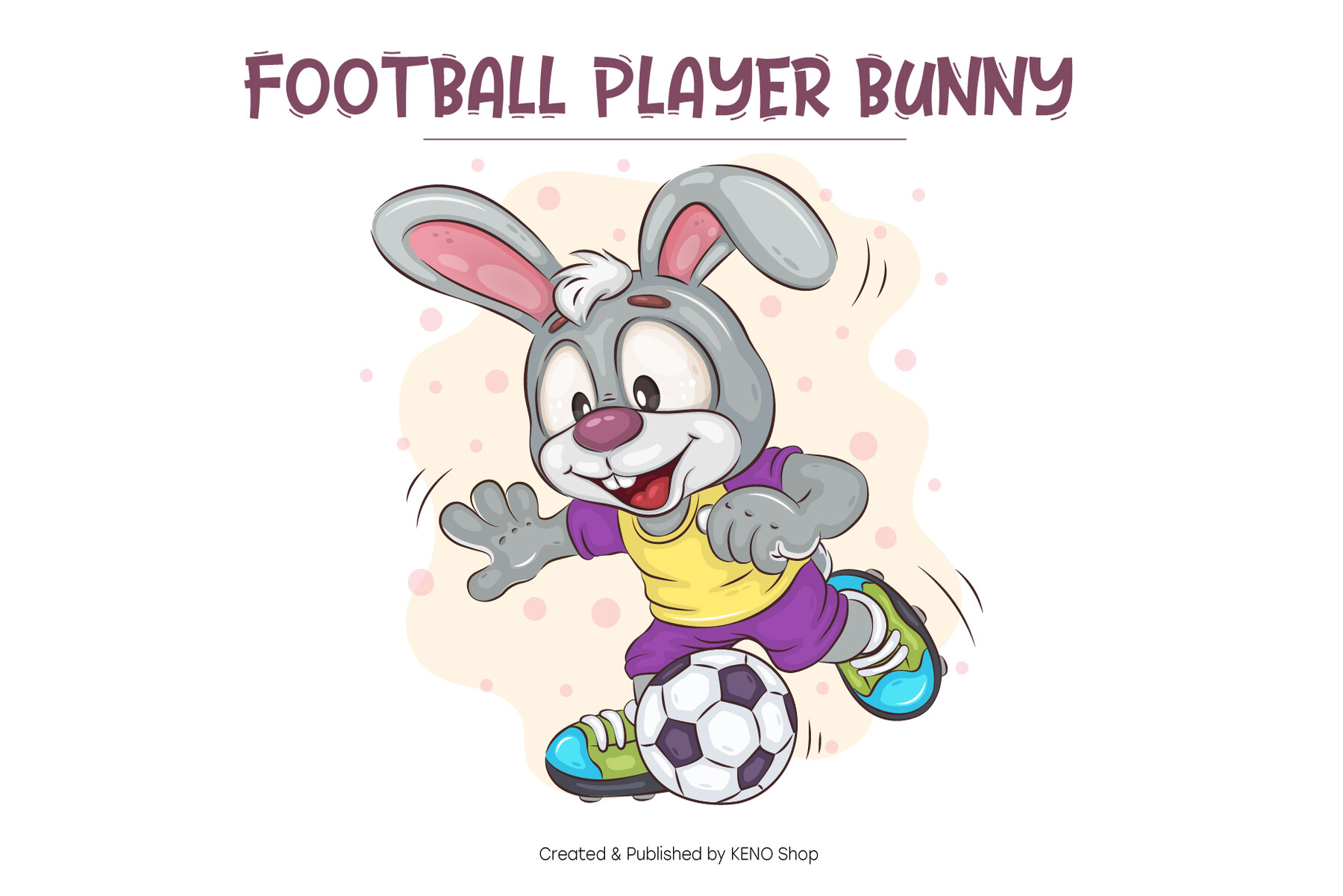ArtStation - Cartoon Bunny Football Player. T-Shirt, PNG, SVG. | Artworks ArtStation - Cartoon Bunny Football Player. T-Shirt, PNG, SVG. | Artworks
