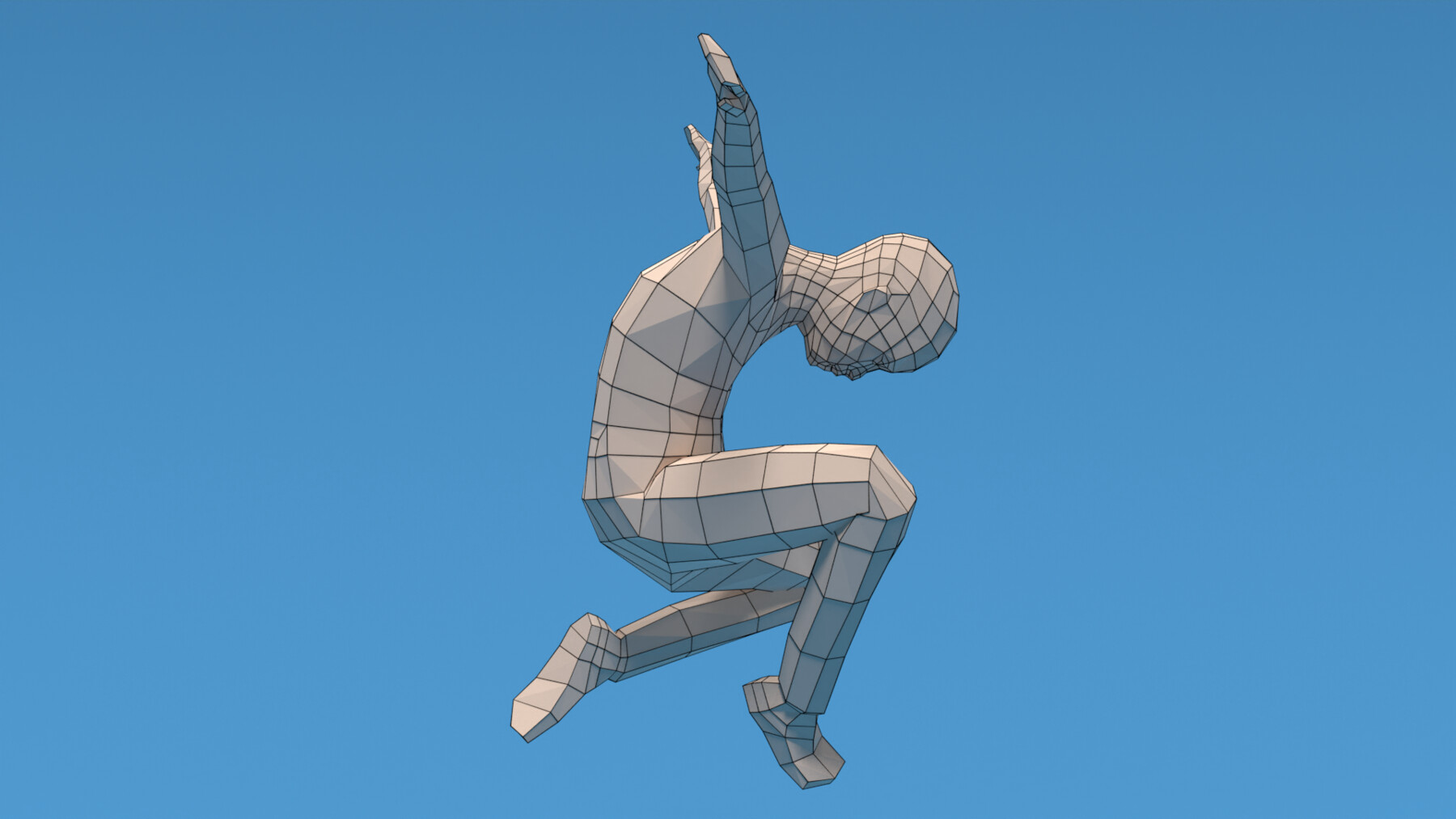 ArtStation - Low Poly Kid Jumping | Game Assets