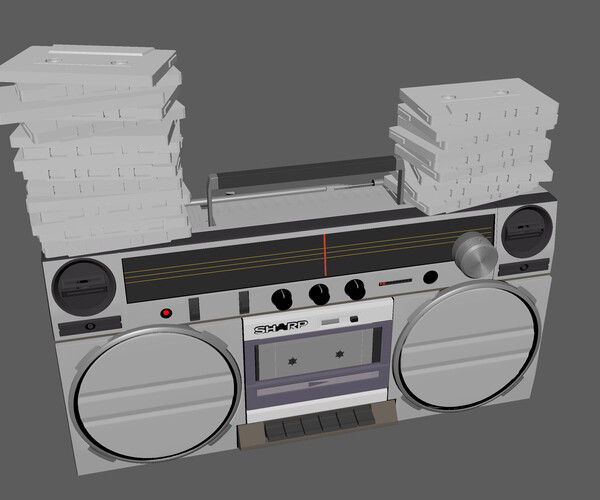 ArtStation - retro tape recorder B | Resources